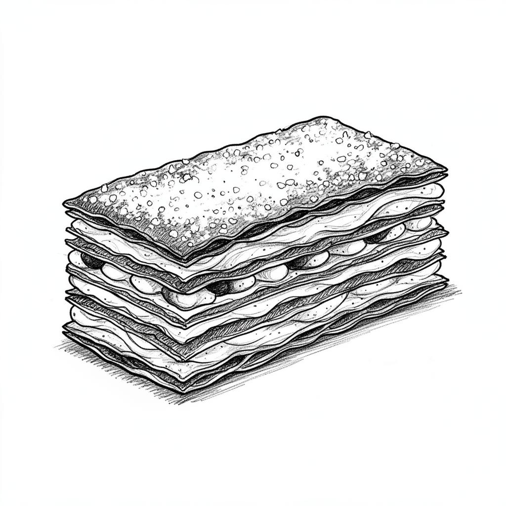 Mille-Feuille Noir